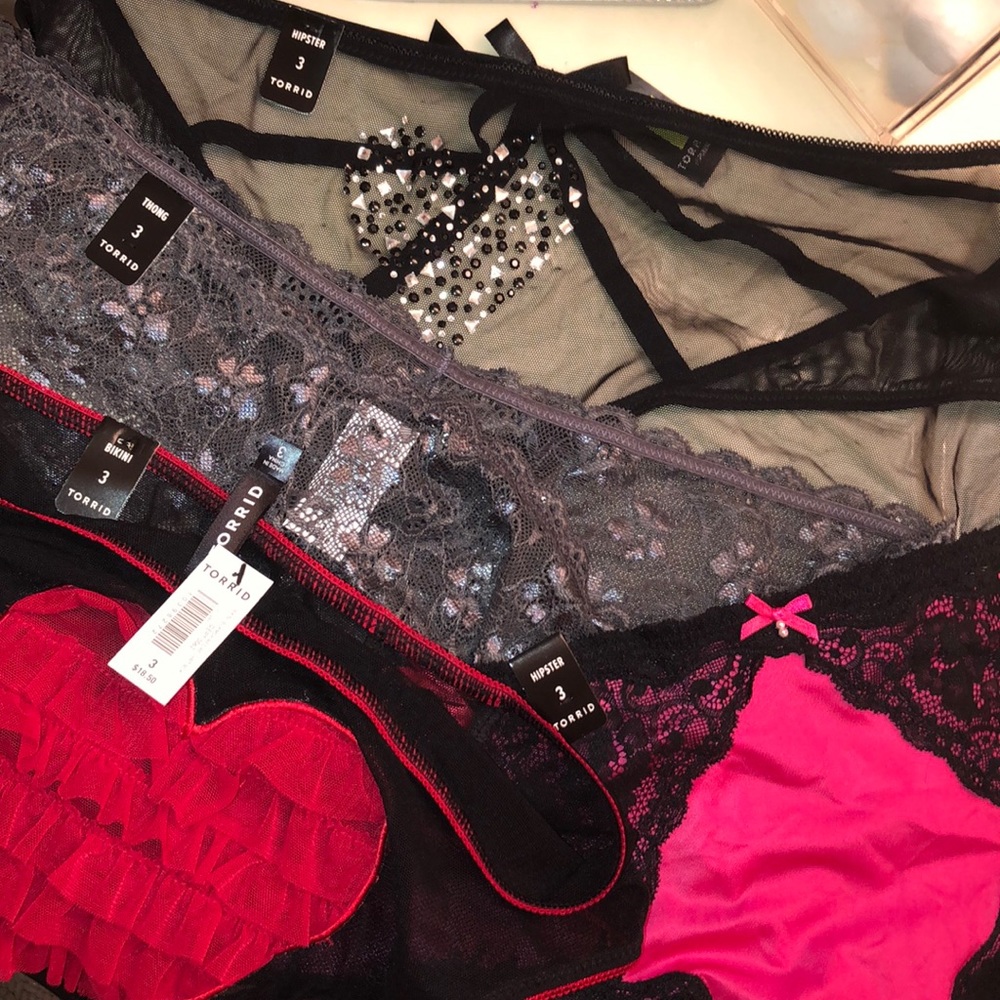 4 TORRID NWT SIZE 3 SEXY PANTIES